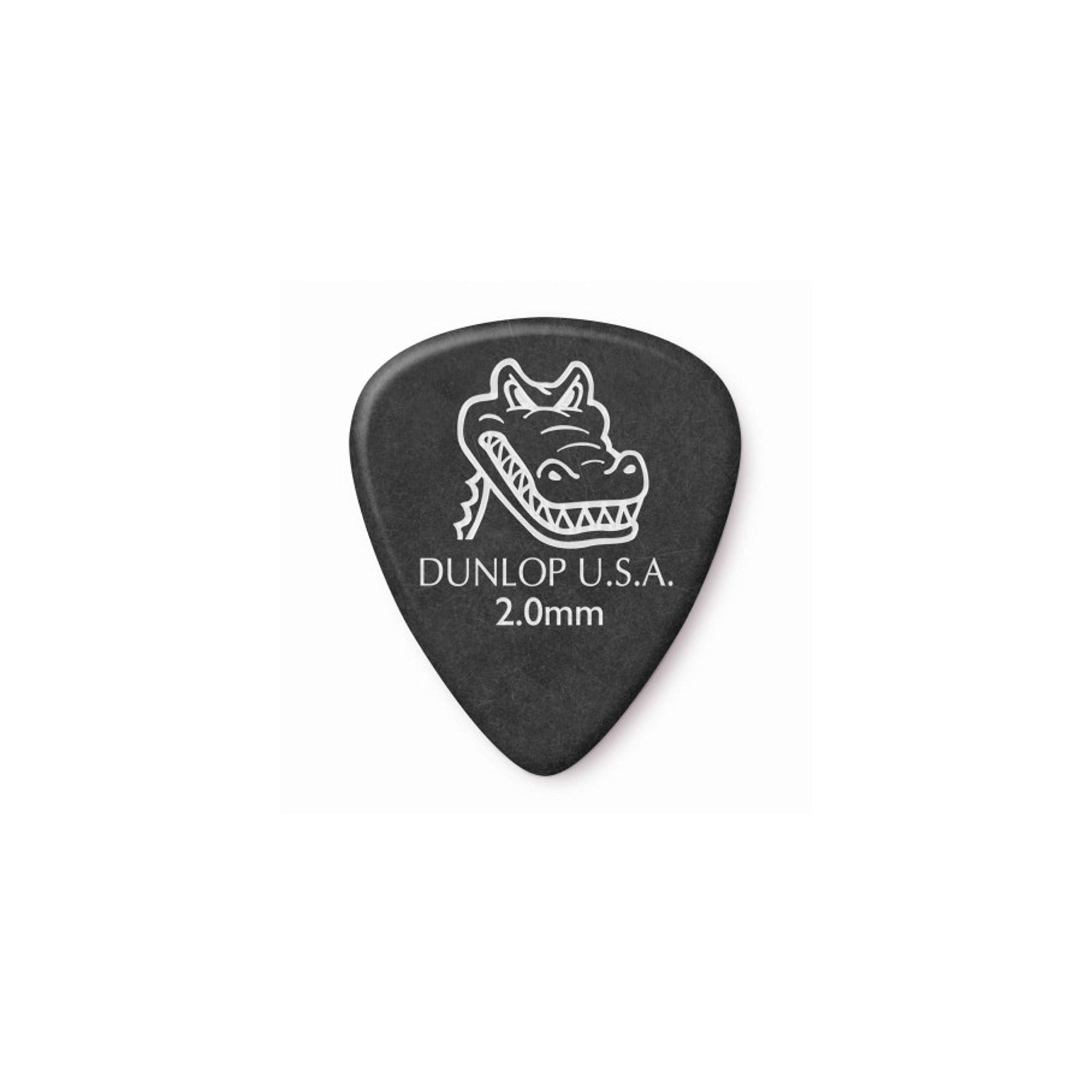 Dunlop 417R2.0 Gator Grip, Black, 2.0mm, 72/Bag — image 1