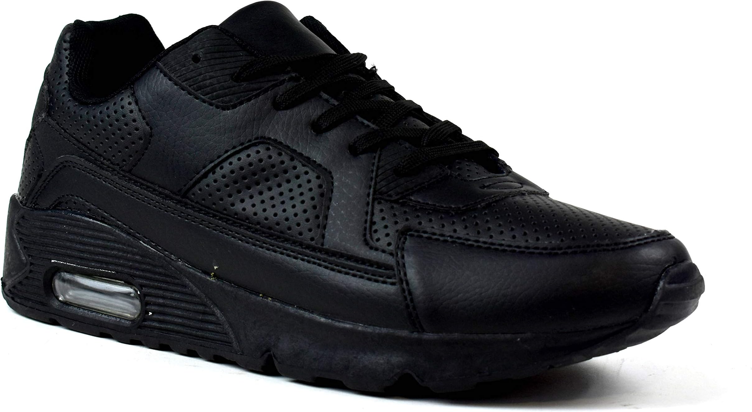 Mens Shock Absorbing Running Trainers Casual LACE Gym Walking Sports Shoes Size
