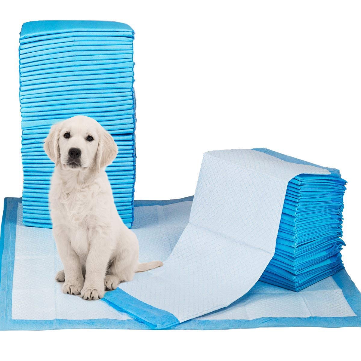 petphabet extra large dog Training Pads large pet Puppy Pads heavy duty large puppy training pads Multilayer Ultra Absorbent 42 counts(28 * 34 Inches)