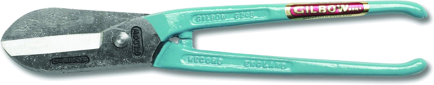 Gilbow G245 Straight Tin Snip 12-inch, Multicoloured, 12in