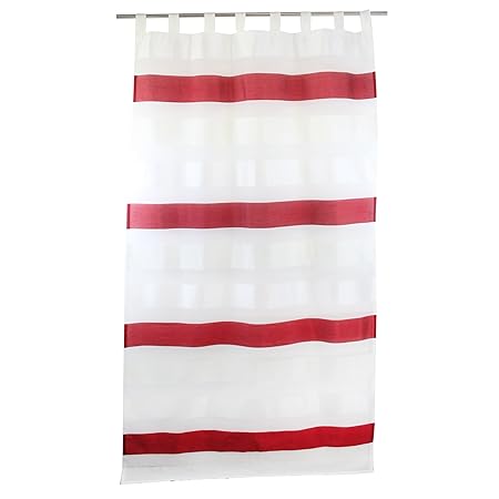 Gözze Schlaufenschal, Halbtransparent, 140 x 255 cm, Lagos, Rot, 65018-37-4055