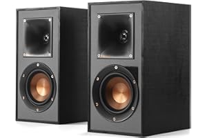 Klipsch R-41M Reference Bookshelf Speakers (Pair), Black