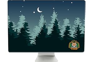 Umbrotiger 27-inch monitor dust cover, elastic polyester sunshade, 26" 27" 28" 29" computer screen cover, LCD/LED/HD panel pr