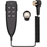 Okin 6 Button Adjustable Bed Remote 5 Pin Wired Adjustable Bed Remote Control Replacement Parts, HS.13.06.17