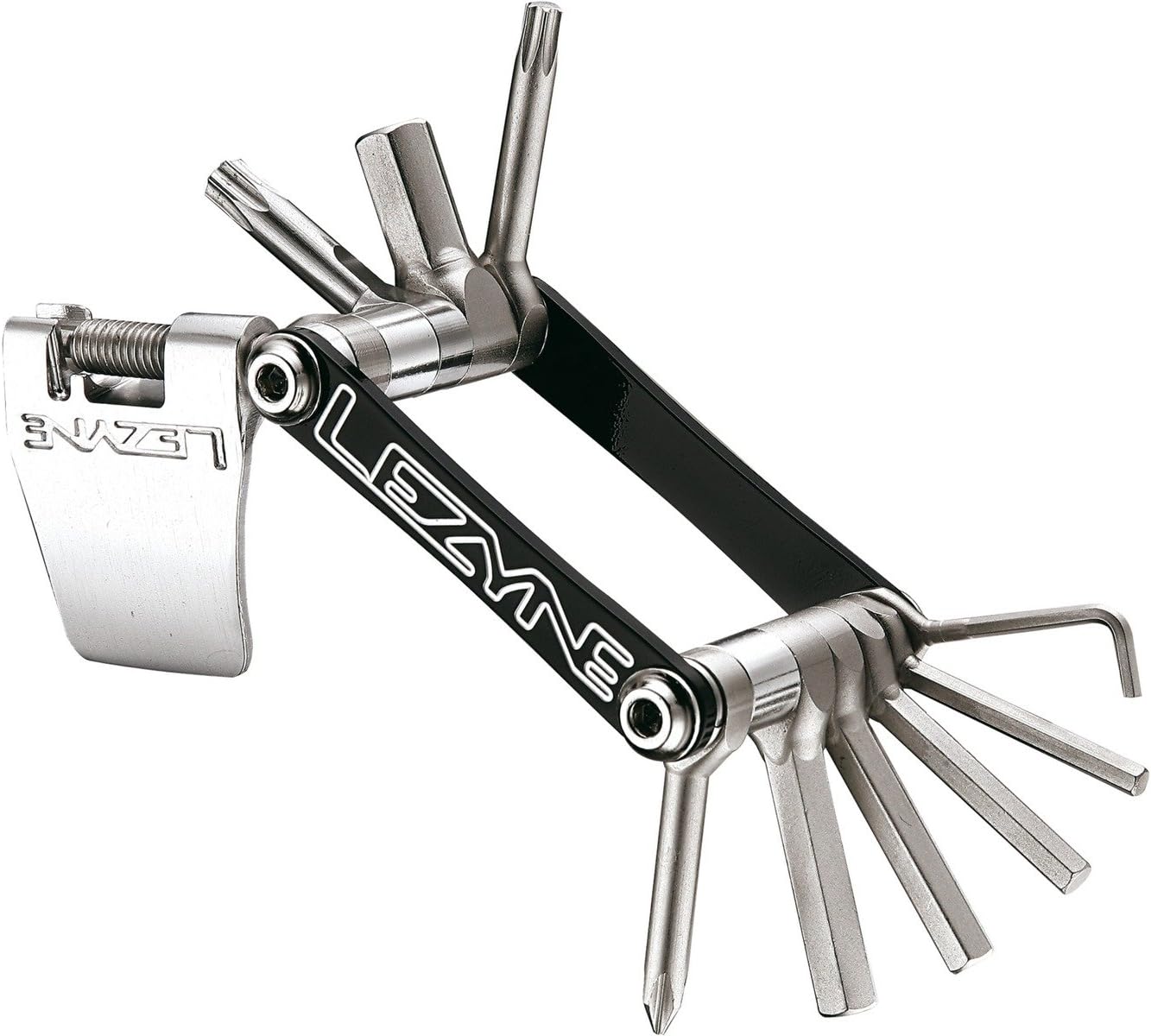 LEZYNE V10 Bicycle Multi-Tool, Sturdy CNC Machined Aluminum Side Plates, Anti-Corrosion Bits, Stainless Steel Chain Breaker, Bike Multi-Tool for Quick Repair