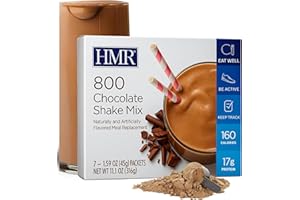 HMR 800 Shake Meal Replacement Mix | Chocolate Shake Powder to Support Healthy Weight Loss | 17g of Protein | Easy to Make | Low Calorie Food | 7 Servings