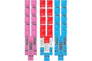 QT LIMITED Prime Hydration+ Sticks Variety Pack - ICE POP, BLUE RASPBERRY, STRAWBERRY WATERMELON | Electrolyte Drink Mix | Easy Open Single-Serving Sticks | Caffeine Free| Gluten Free | Prime Hydration Drink Sticks (30 Count Assortment)