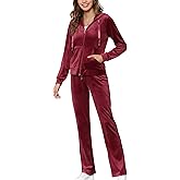 MessBebe Womens Sports Outfits Set 2 Piece Tracksuits for Women Workout Sweatsuits Long Sleeve Hoodie Sweatshirt Pants