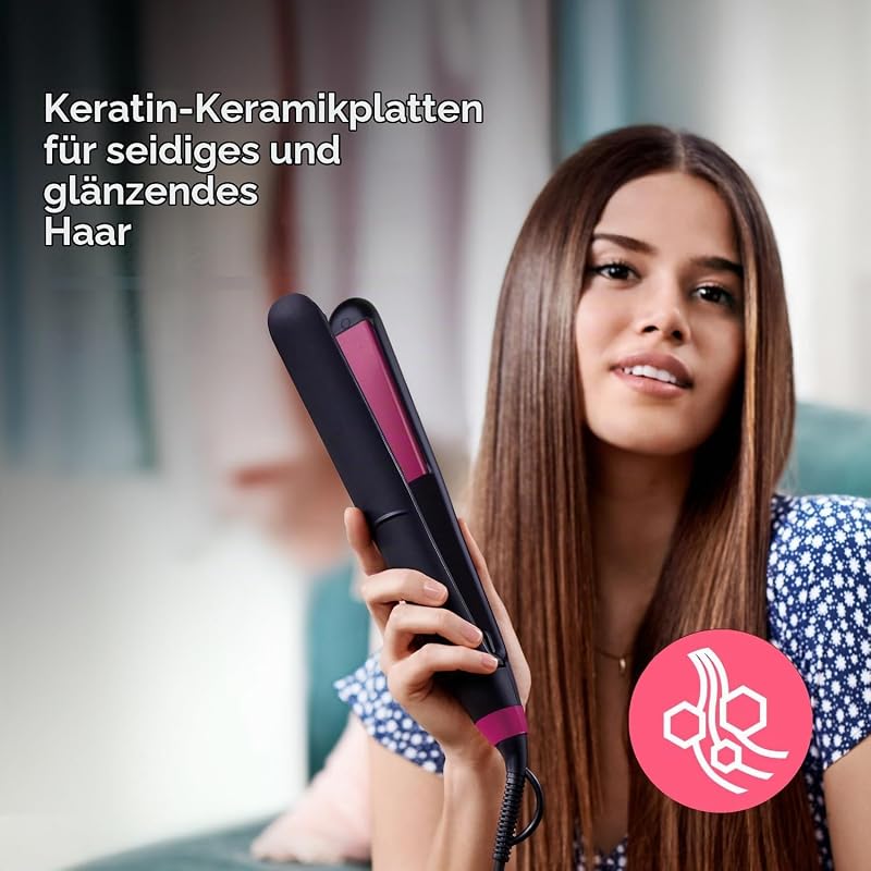 - BHS375/00 - Haarglätter Essential/Technologie mit Thermoprotect Platten aus Keramik / Keratin