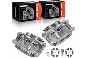 A-Premium Disc Brake Caliper Assembly with Bracket Compatible with Cadillac, Chevy & GMC Models - Escalade, Tahoe, Silverado 1500, Avalanche, Suburban, Sierra, Yukon, Yukon XL 1500 - Rear Side