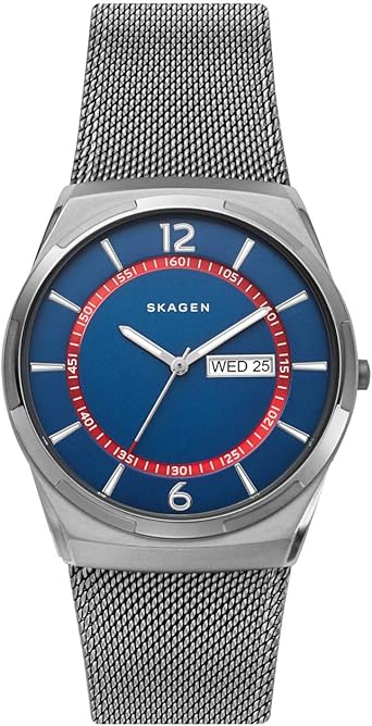 Skagen Reloj Analógico para Hombre de Cuarzo con Correa en Acero Inoxidable SKW6503