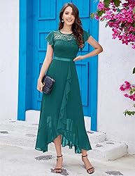 BeryLove Prom Dresses for Women Wedding Guest