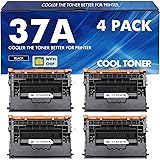 CF237A 37A Black Toner Cartridge 4-Pack Compatible