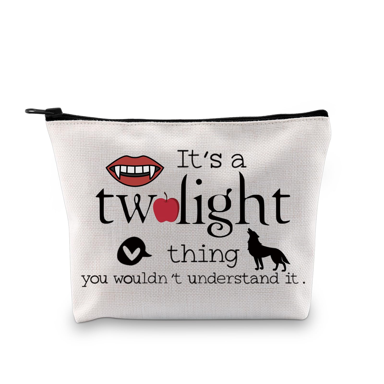 TV Show Inspired Gift It’s A Twil Thing You Wouldn’t Understand It Zipper Pouch Makeup Bag for Fans (Twilight Thing Bag EU)