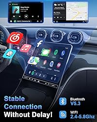 Wireless Carplay Adapter, Converts Wired to