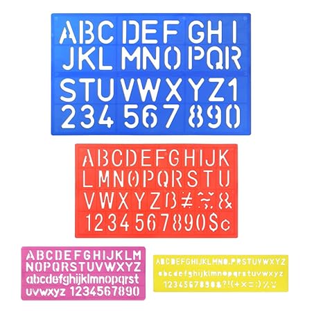 Pllieay 4 Normografi Con Lettere Dellalfabeto E Numeri