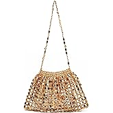 Miuco Beaded Evening Bag Vintage Purse Elegant Dinner Clutch Bag Formal 1920s accessories for women Handbag