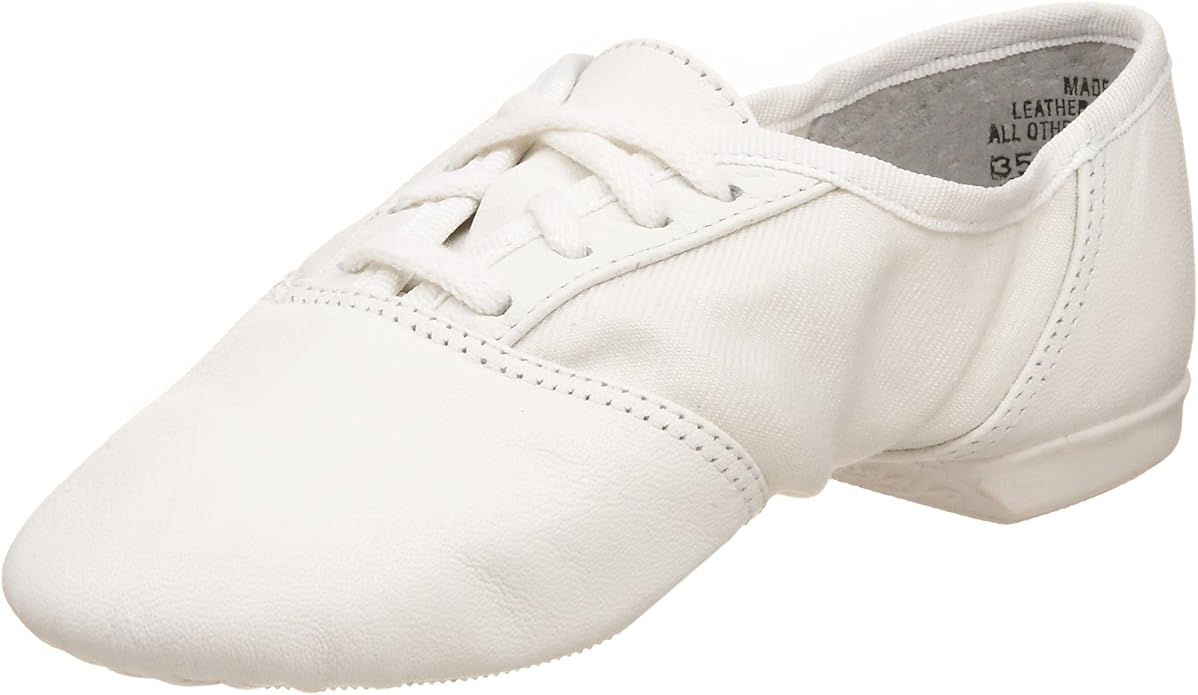 Capezio Women's 358 SplitSole Jazz Shoe, White, 6.5 M US Amazon.co.uk