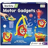 Smartivity 10-in-1 Motor Powered STEM Engineering Kit for Kids I 10+ Fun Electronics Projects for Smart Kids | DIY Science Kit/Toy for Ages 6,7,8,9,10,11,12 Years Old Boys & Girls