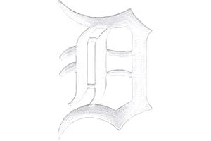 PATCH COLLECTION Emblem Source Detroit Tigers Primary MLB Authentic Logo Patch Officially Licensed (White)