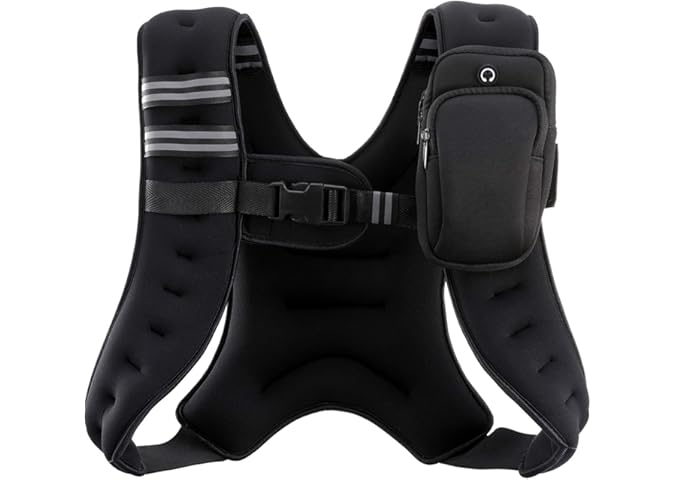 ZELUS Weighted Vest, 6lb/8lb/12lb/16lb/20lb/25l...