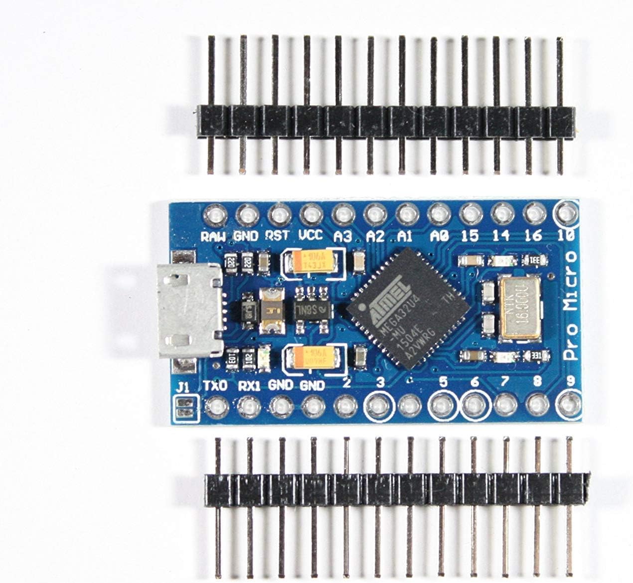 Paradisetronic.com Pro Micro Module with ATmega32U4, compatible with Arduino Leonardo Board, 5V, 16MHz, 1 piece / 5V - Image 5