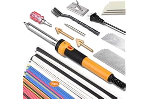 XR MARKET 150W Rapid Heating 3 IN 1 Plastic Welder, 70PCS Rods Welding Kit, 3 Tips Welder Soldering Iron Kit, Plastic Repair Kit for Car Bumper Dashboard Kayaks Canoe Repairs