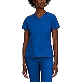 Landau Proflex Tailored Fit Comfort Stretch 3-Pocket Scrub Top for Women 4160