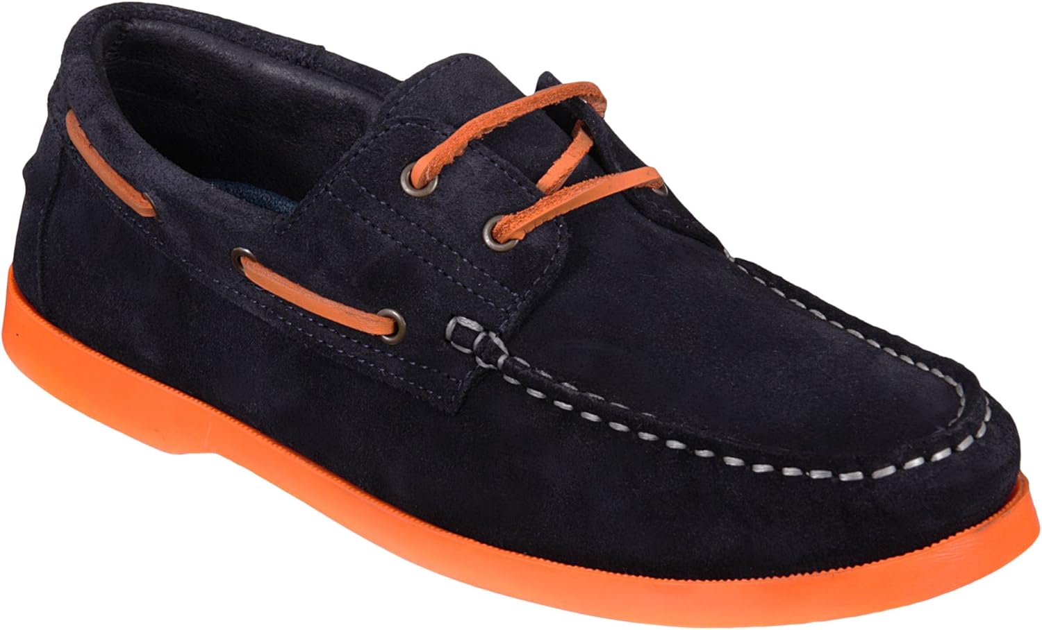 orange boat shoes