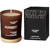 Candles for Home Scented, Natural Soy Wax, Scented Candle Stress Relief and Relaxation, Pink Beach Sunset, Medium Jar, Ideal for Home and Bedroom Decor