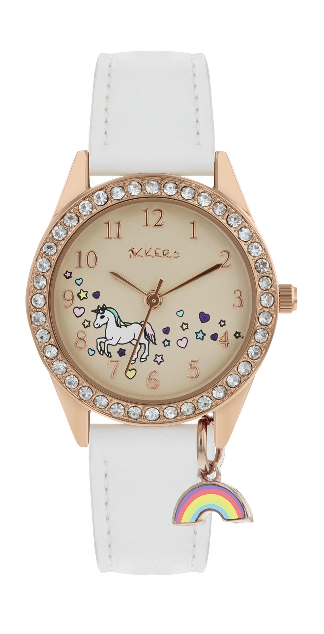 TIKKERS Unicorn Rainbow Charm Watch - NTK0018
