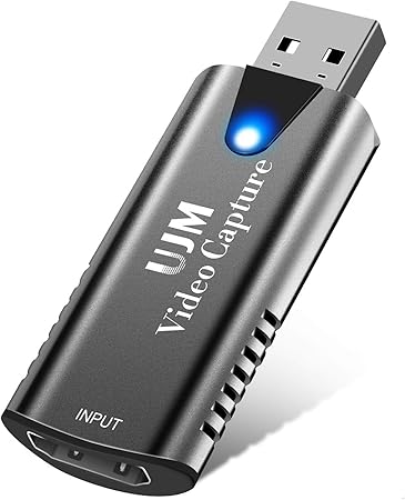 Amazon Com Ujm Video Capture Card Hdmi To Usb 2 0 High Definition 1080p Game Capture Card Easily Connect Dslr Camcorder Or Action Cam To Pc Or Mac For Live Broadcasting Grey Computers