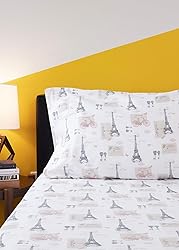Beatrice Home Fashions Printed Microfiber Sheet