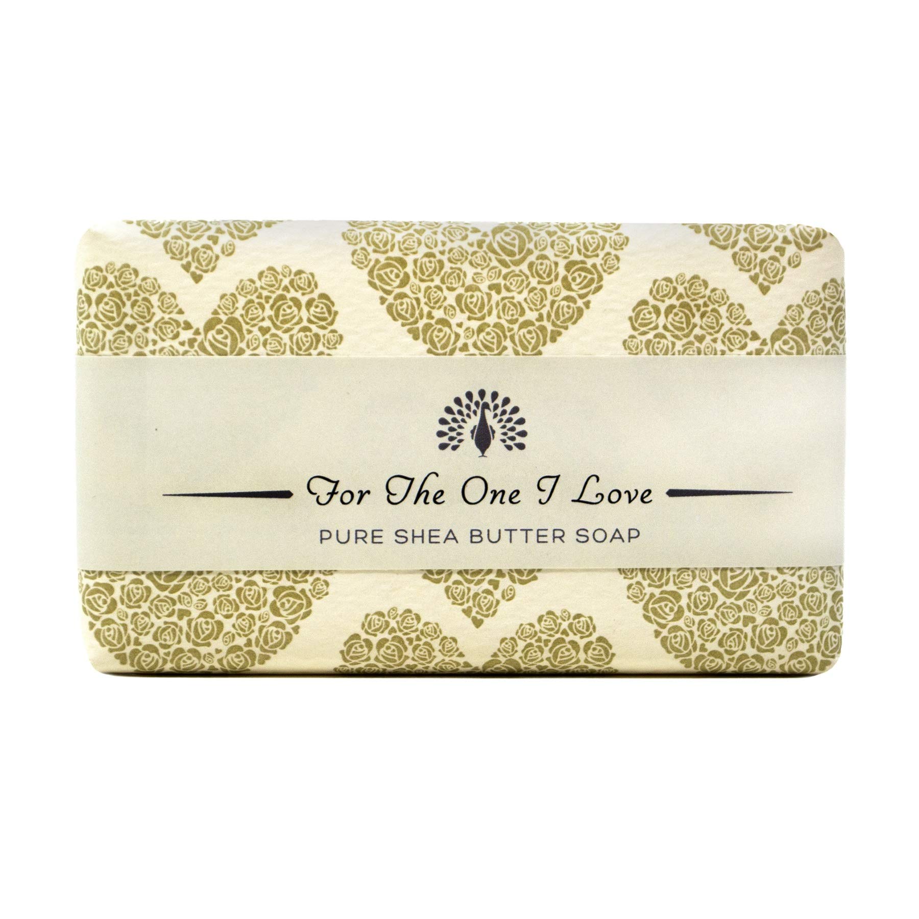 The English Soap Company Occasions Gift Shea Butter Soap The One I Love Rose Grey Wrap 190g