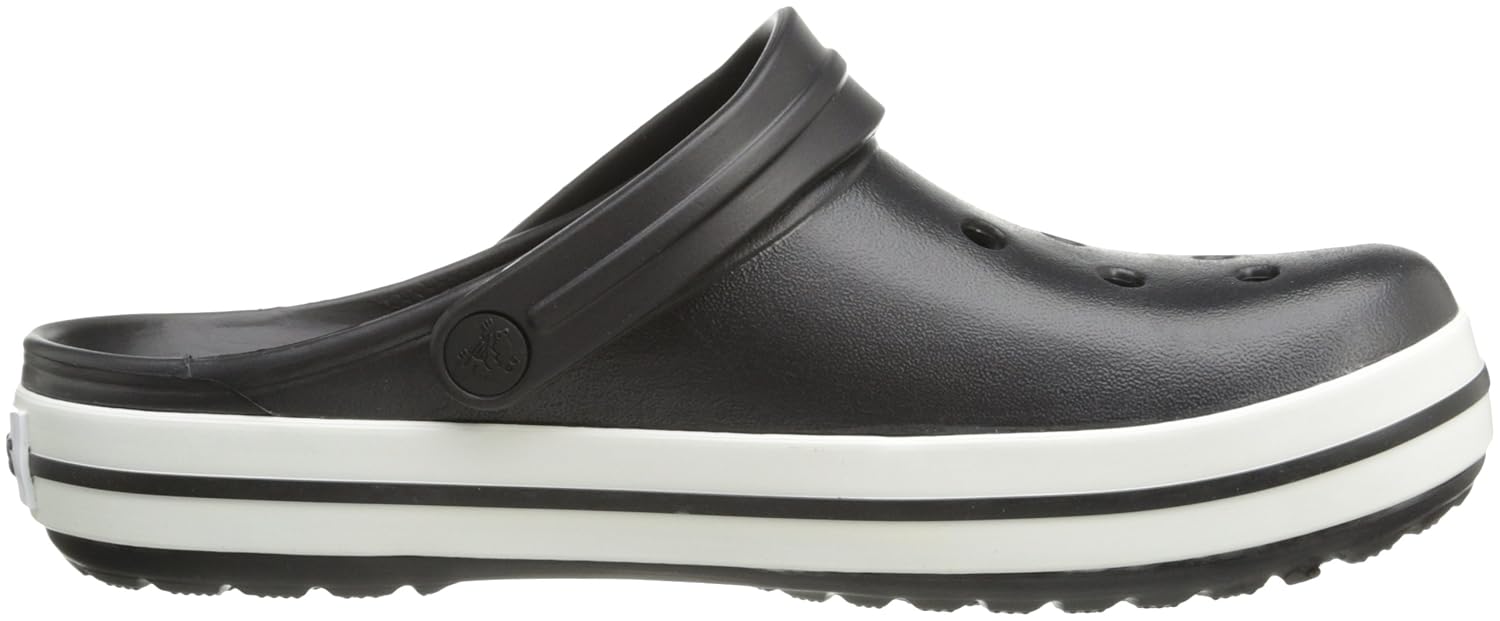 crocs unisex crocband black clogs and mules