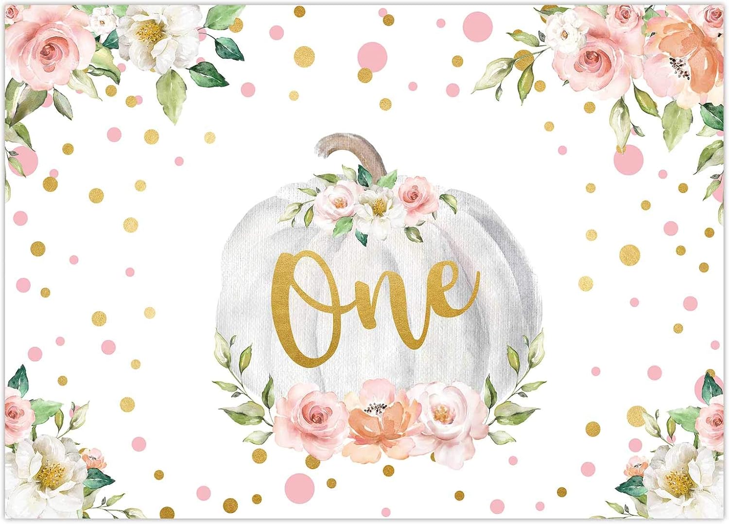 Funnytree Little Pumpkin First Birthday For Girls Backdrop Princ New Free Shipping