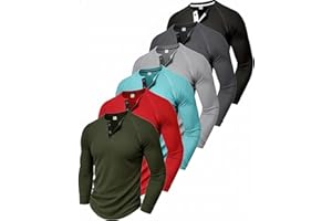 1 Piece Waffle Long Sleeve Shirt for Men, Stylish Thermal Top for Casual & Outdoor Multi-Season Wear