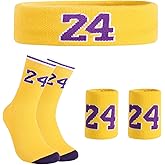 MKEUJSO Youth Basketball Socks Boys Girls,Sports Socks for Kids Athletic Sock & Wristband & Headband Age 6-14