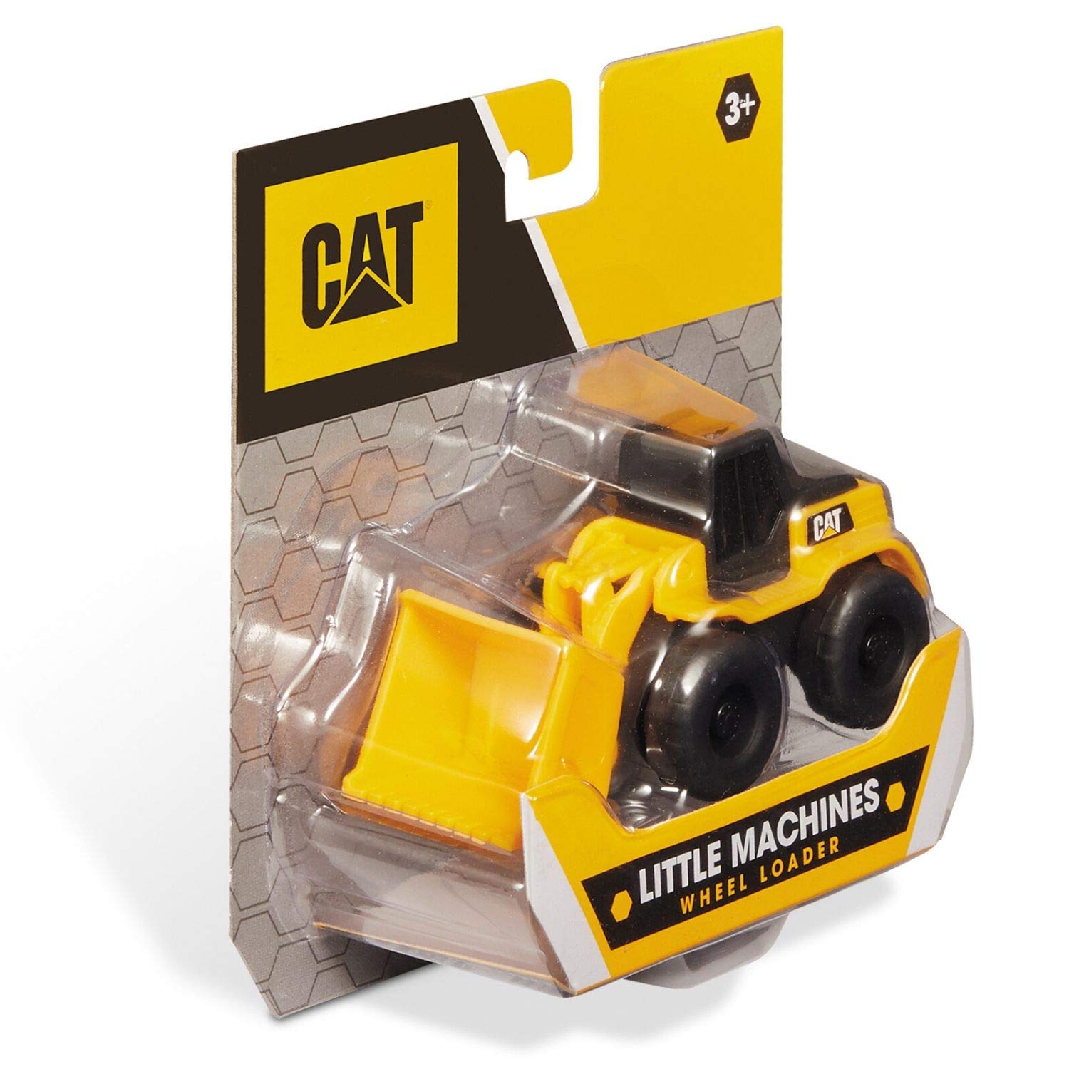 Mondo Motors - Caterpillar CAT Little Machines | Singles - Pack of 1 Construction Vehicle - Yellow/Black - 25509