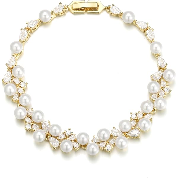 EVER FAITH Mujer Sets De Joyería Cristal Austríaco Perla Simulada Vid Floral Filigrana Collar Arete Juego Azul Tono Plateado