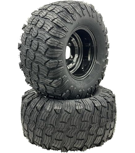TWO - 18x10.50-10 Grassmaster Style 4 Ply Rated Heavy Duty 18x10.50-10 – Lawn&Garden Tire