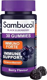 Sambucol Immuno Forte Gummies 30 Count Sambucol Brand USA Vitamin C Zinc view 1