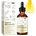 flasture Cyperus Rotundus Oil 60ml, Cyprus Rotundus Oil for Hair Removal, 100% Pure Natural Oil for Reducing Body Hair Growth & Smoothing Skin, Suitable for All Skin Types