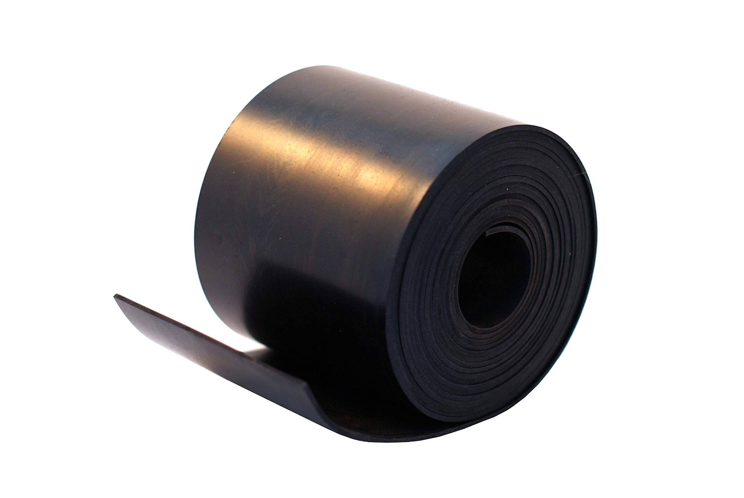 RS® Solid Rubber Strip 100mm Wide x 2mm Thick x 5m Long - SBR Rubber for Sealing, Cushioning, Weather Strip, Anti-Vibration, Anti-Slip, Gaskets & DIY — image 1