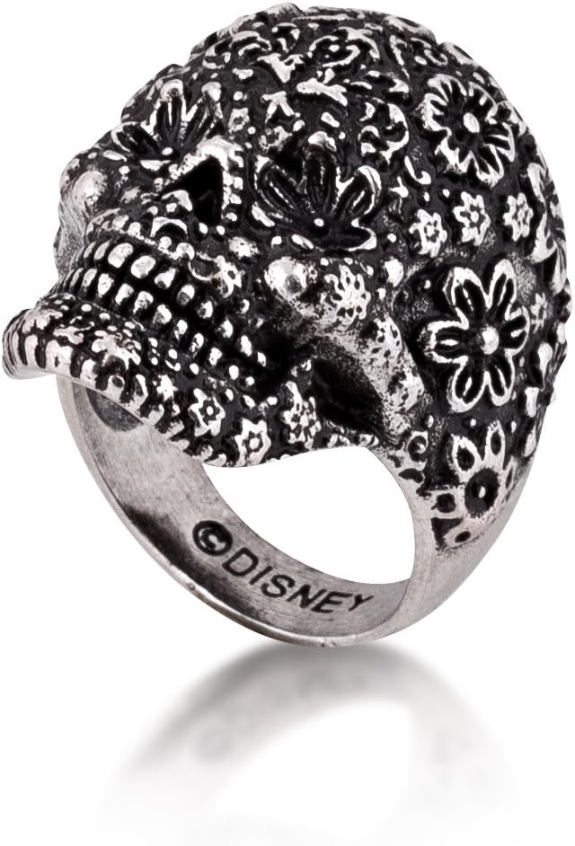 Disney Couture Pirates Of The Caribbean Skull Ring - Silver Plated
