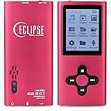 Eclipse 180 PRO 4GB MP3 MP4 Digital Music 1.8" LCD Video Player & Voice Recorder Camera and FM Radio - Red