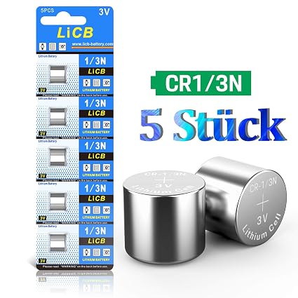 Licb 5 Stuck Cr1 3n 3v Lithium Knopfzellen Cr 1 Amazon De Elektronik