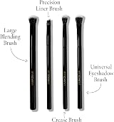 LAURA GELLER Shadow Skills 4pc Eyeshadow Brush Set Vegan New York view 3