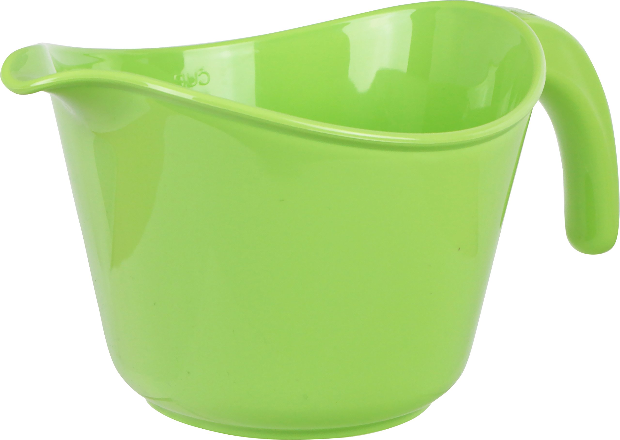 Reston Lloyd Batter Mixing Bowl with Pour Spout, 2 Quart, Heavy Duty BPA-Free Plastic - Microwave & Dishwasher Safe, Non-Slip Base, Ergonomic Space Saving Detachable Handle — image 1