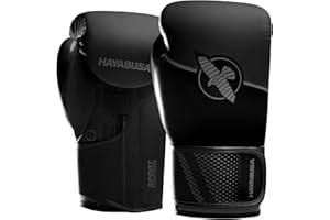 Hayabusa Sport Boxing Gloves for Men and Women – Dual-Splinted Wrist Support, Multi-Density Foam Padding, Contoured Fit – Ideal for Boxing, Kickboxing, and Muay Thai Training